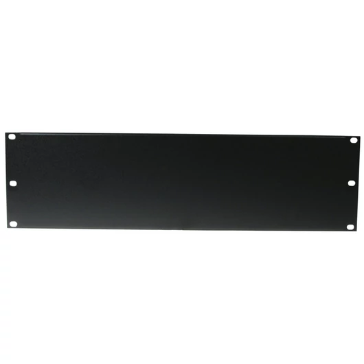 OMNITRONIC Front Panel Z-19U-shaped steel black 3U