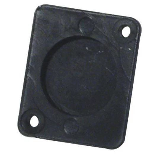 ACCESSORY Universal XLR Blanking Plate, black plast