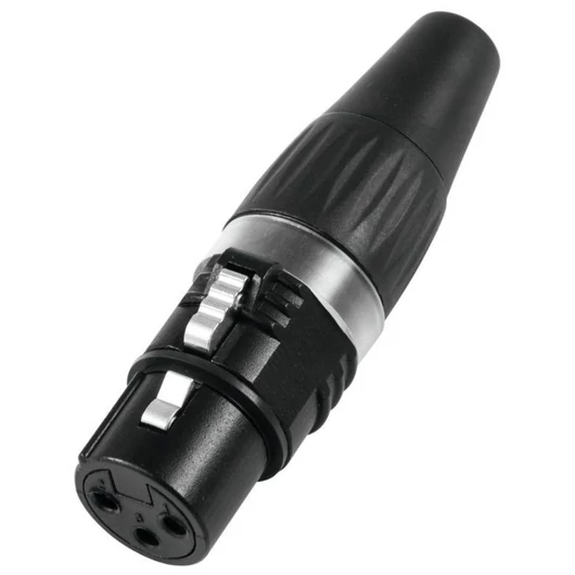 HICON XLR plug 3pin HI-X3CF-BLK