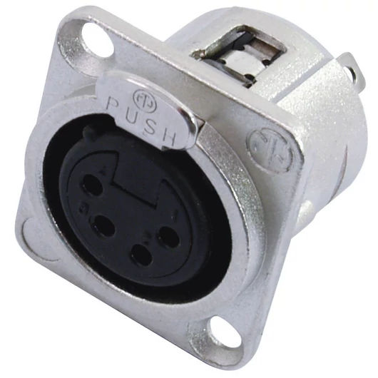 NEUTRIK XLR mounting socket 4pin NC4FDL-1