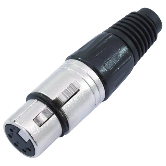 OMNITRONIC XLR socket 5pin bk