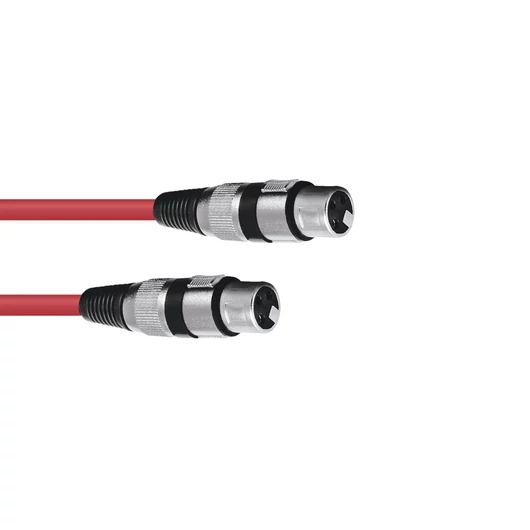 OMNITRONIC XLR cable 3pin 1,5m rd