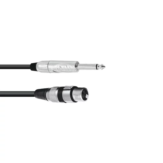 OMNITRONIC Adaptercable XLR(F)/Jack mono 5m bk