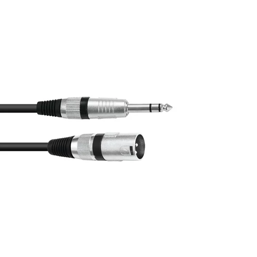 OMNITRONIC Adaptercable XLR(M)/Jack stereo 0.9m bk