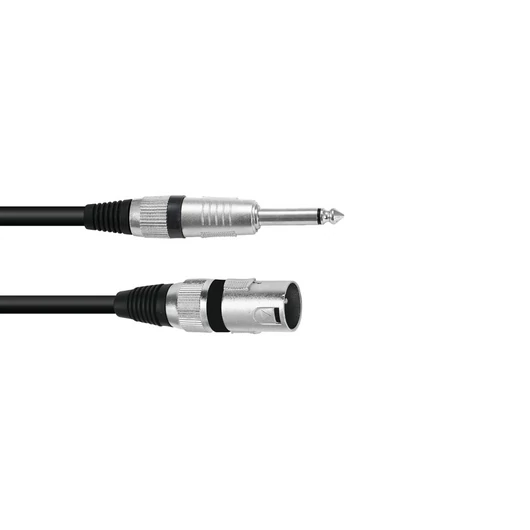 OMNITRONIC Adaptercable XLR(M)/Jack mono 0.9m bk