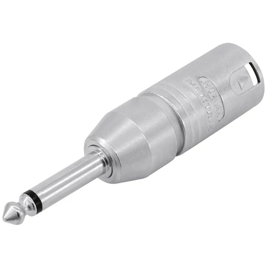 NEUTRIK Adapter XLR(M)/6.35 Jack mono NA2MP