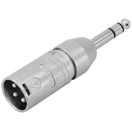 NEUTRIK Adapter XLR(M)/6.35 Jack stereo NA3MP