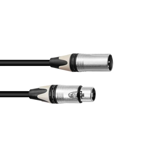 PSSO XLR cable COL 3pin 15m bk Neutrik