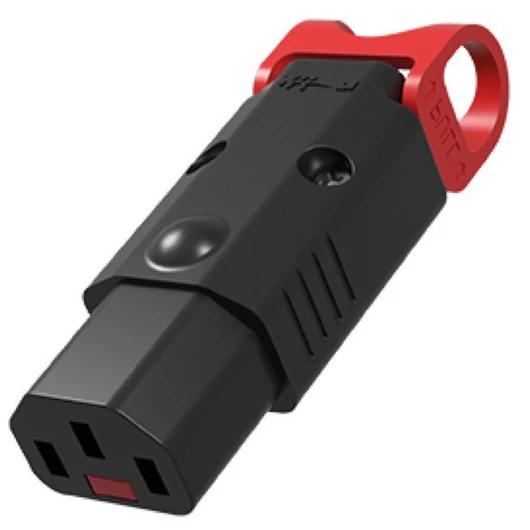 IEC LOCK IEC Socket Rewireable Locking Straight