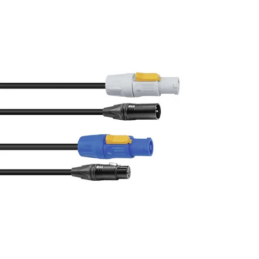 SOMMER CABLE Combi Cable DMX PowerCon/XLR 2.5m