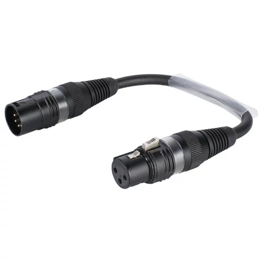 SOMMER CABLE Adaptercable 3pin XLR(F)/5pin XLR(M)0.15m