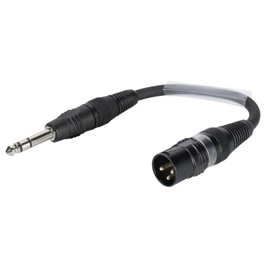 SOMMER CABLE Adaptercable XLR(M)/Jack stereo 0.15m bk