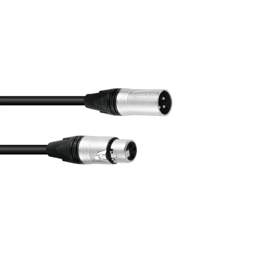 SOMMER CABLE DMX cable XLR 3pin 10m bk Neutrik