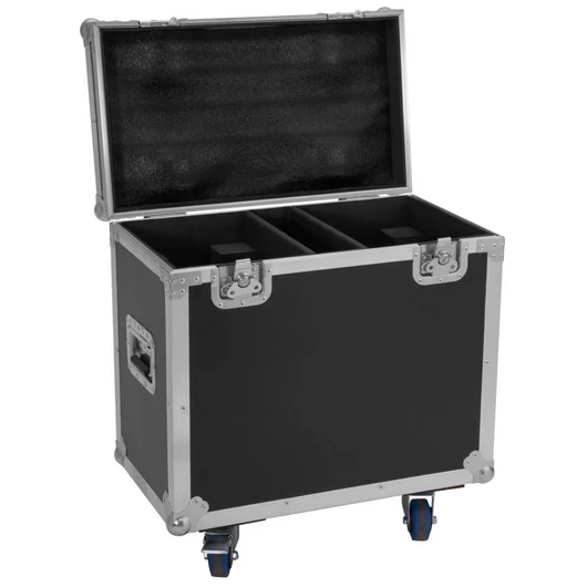 ROADINGER Flightcase 2x TMH-W400 with wheels