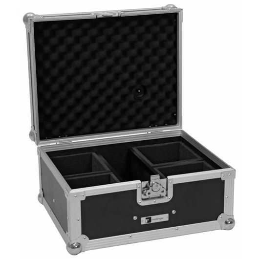 ROADINGER Flightcase EC-AU4 4x AKKU UP 4 QCL Spot QuickDMX