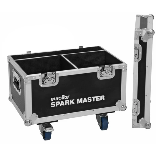 ROADINGER Flightcase 2x Spark Master with wheels