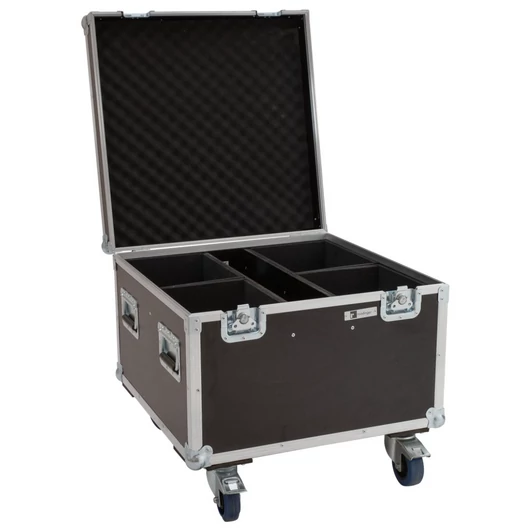 ROADINGER Flightcase 4x LED Theatre COB 100 series with wheels