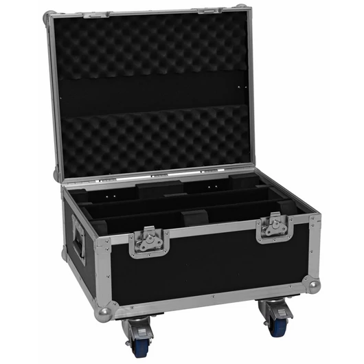 ROADINGER Flightcase 4x LED CLS-9 QCL RGB/WW 9x7W