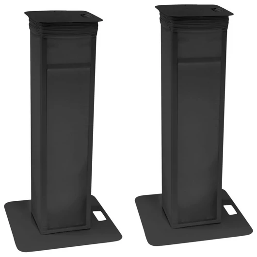 EUROLITE 2x Stage Stand variable incl. Cover and Bag, black