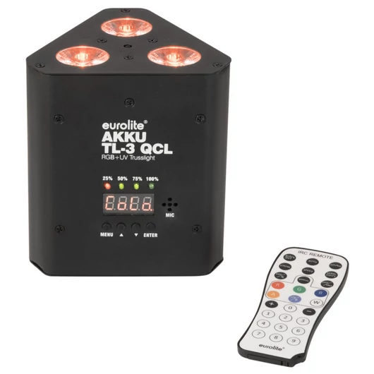 EUROLITE AKKU TL-3 QCL RGB+UV Trusslight