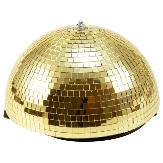 EUROLITE Half Mirror Ball 30cm gold motorized