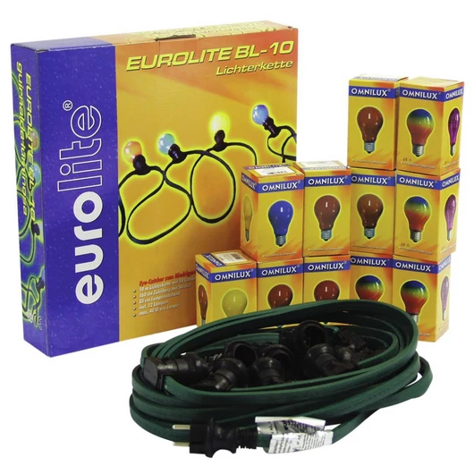 EUROLITE BL-10 E-27 Belt Light Chain with 12 Bulbs