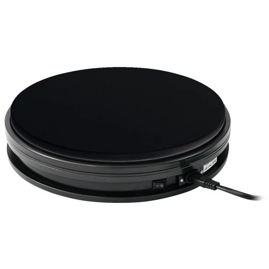 EUROPALMS Rotary Plate 25cm up to 25kg black