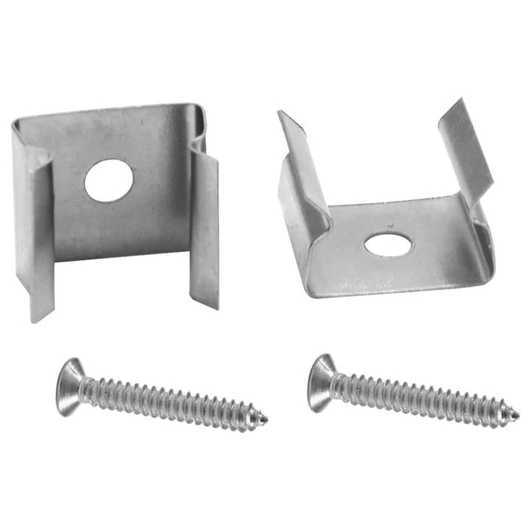 EUROLITE Mounting for Tubings 10x10mm Set 2x with screws