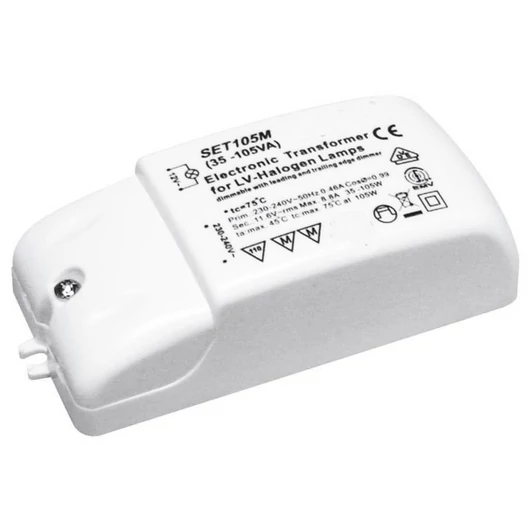 EUROLITE ETD-35105, 12V/ 35-105VA, white electronical transformer dimmable