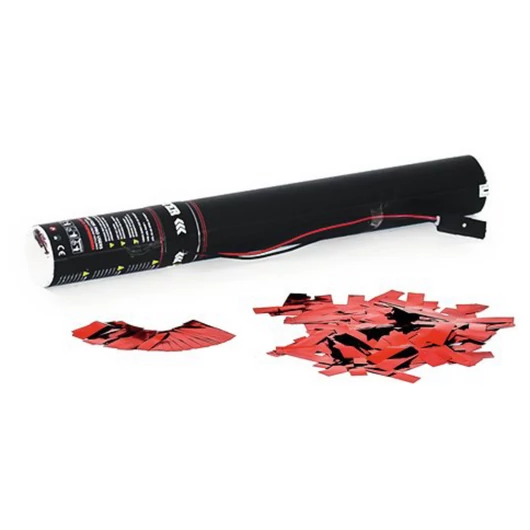 TCM FX Electric Confetti Cannon 50cm, red metallic