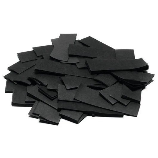 TCM FX Slowfall Confetti rectangular 55x18mm, black, 1kg