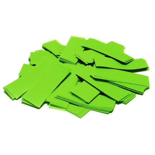 TCM FX Slowfall Confetti rectangular 55x18mm, light green, 1kg