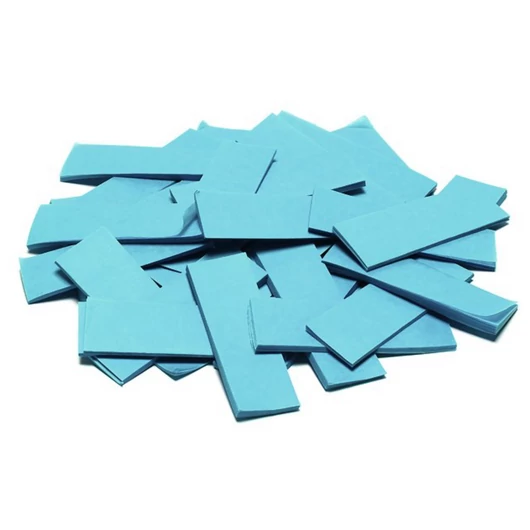 TCM FX Slowfall Confetti rectangular 55x18mm, light blue, 1kg