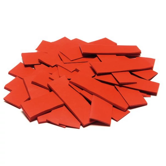 TCM FX Slowfall Confetti rectangular 55x18mm, red, 1kg