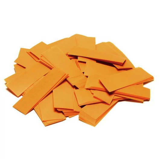 TCM FX Slowfall Confetti rectangular 55x18mm, orange, 1kg