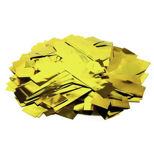 TCM FX Metallic Confetti rectangular 55x18mm, gold, 1kg