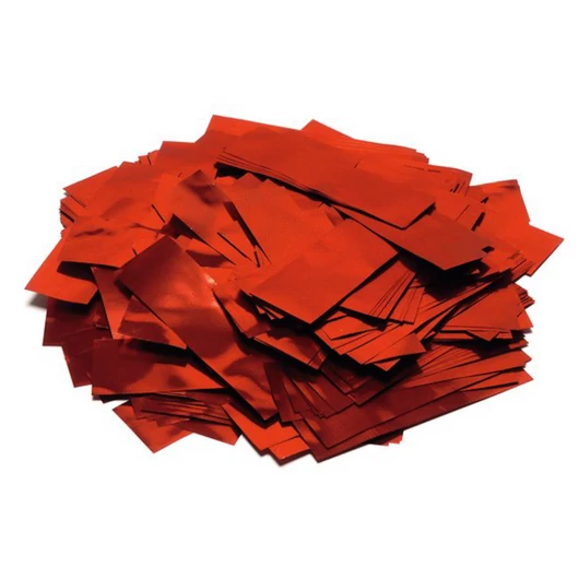 TCM FX Metallic Confetti rectangular 55x18mm, red, 1kg