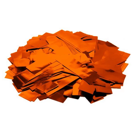 TCM FX Metallic Confetti rectangular 55x18mm, orange, 1kg