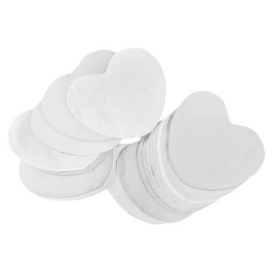 TCM FX Slowfall Confetti Hearts 55x55mm, white, 1kg