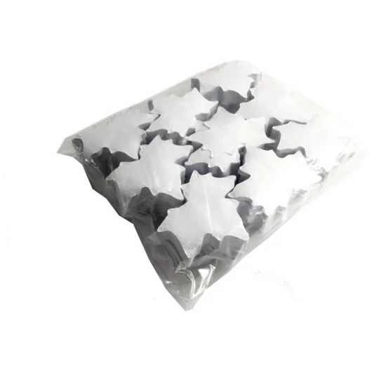 TCM FX Slowfall Confetti Maple Leaves 100x100mm, white, 1kg