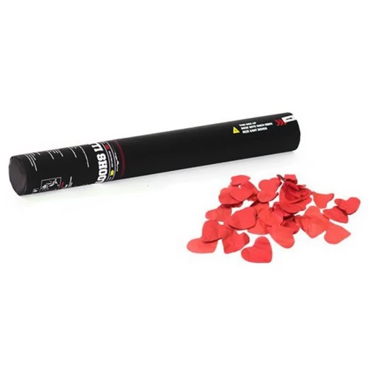 TCM FX Handheld Confetti Cannon 50cm, red hearts