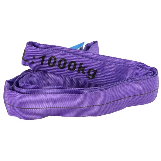 SHZ Round Sling length 1.00m/1000kg according to EN 1492-2 SF7 violet