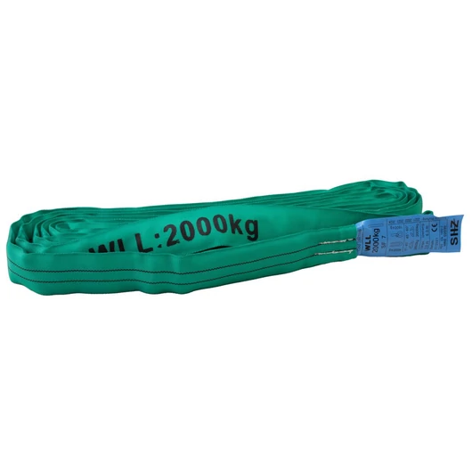 SHZ Round Sling 3m, max. Load 2000KG according to EN 1492-2 SF7 green