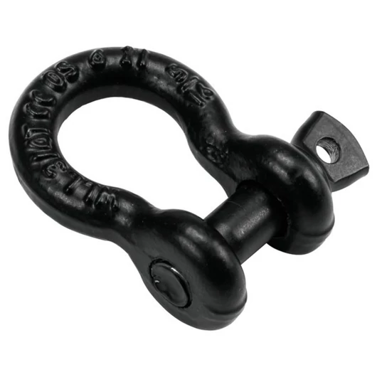 SAFETEX Shackle 8mm black with Screwbolt