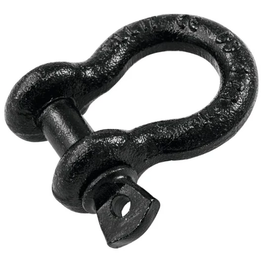 SAFETEX Shackle 10mm black with Screwbolt