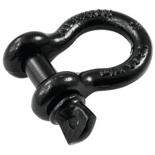 SAFETEX Shackle 16mm black with Screwbolt