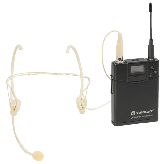 RELACART UT-222 Bodypack with HM-600S Headset