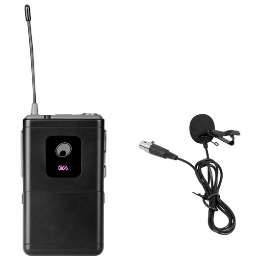 OMNITRONIC UHF-E Series Bodypack 523.1MHz + Lavalier Microphone