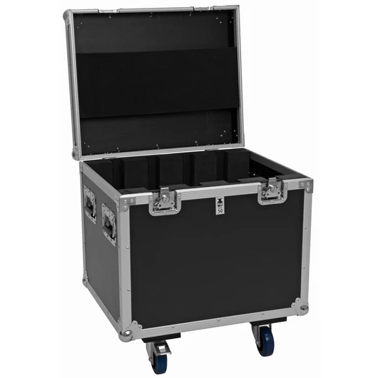 ROADINGER Flightcase 4x Pixel Matrix Panel 5x5 RGB/WW with wheels
