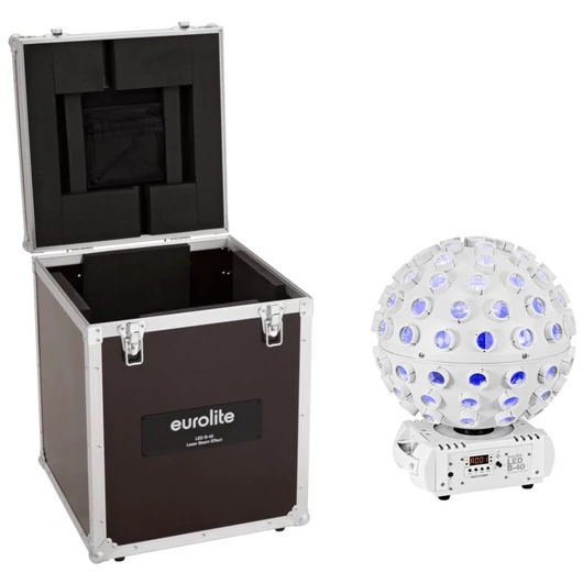 EUROLITE Set LED B-40 HCL Beam Effect MK2 wh + Case